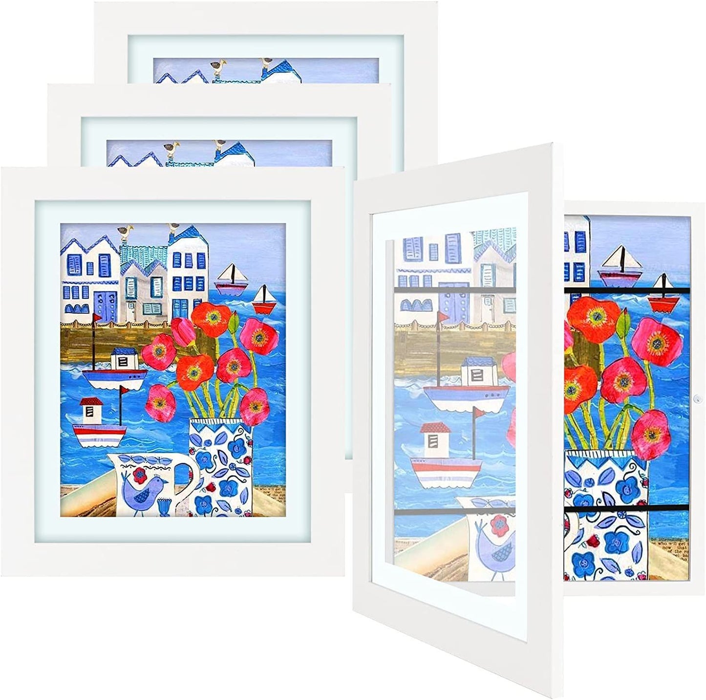 Jinnhome Kids Art Frames Front-Opening Great for Kids Drawings, Children Art Projects, Schoolwork For Home or Office DecorPopular