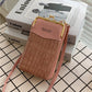 Alligator print crossbody phone bag