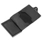 Tracker Men's wallet rfid blocking card clip metal sleeve name customization