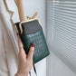 Alligator print crossbody phone bag